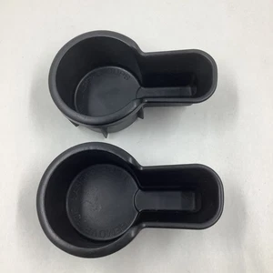 2000-2004 Nissan Xterra Center Console Cup Drink Holder Insert Pair Set of 2 OEM - Picture 1 of 7