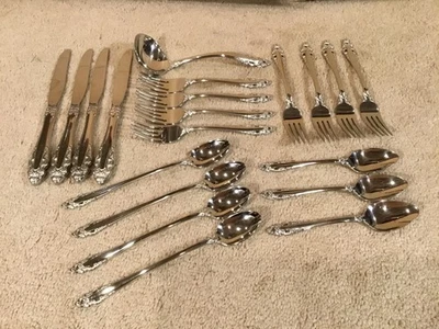 Набор столовых приборов GORHAM PIERCED BAROQUE из нержавеющей стали 20 шт. Сервис - Изображение 1 из 4