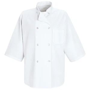 Red Kap ½ Sleeve Chef Coat - Picture 1 of 3