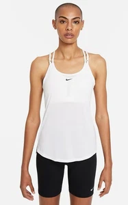 NEW Nike Womens 1X Dri-Fit One Elastika Tank Top - White (DN2259-100) - Picture 1 of 9