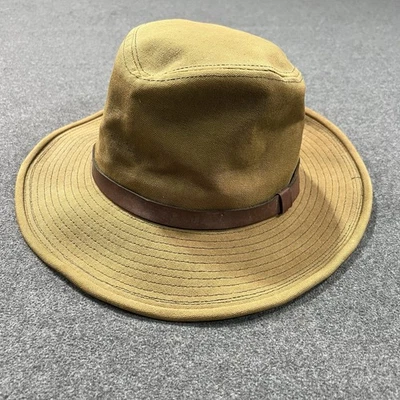 Sombrero de Colección Orvis Gortex Packer Lona Tostada/Cuero Para Hombre Talla Grande EE. UU. Foto 1 de 4