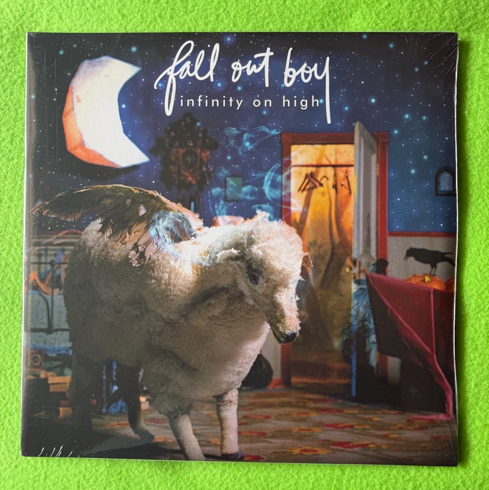 Fall Out Boy Infinity On High - 15th Anniv. Glitter Blue Vinyl Records LPs - NEW - Image 1 of 4
