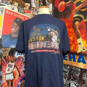 Vintage St. Louis Cardinals 90s JD Drew Skyline MLB Player Baseball Tee Gr. XL - Bild 1 von 7
