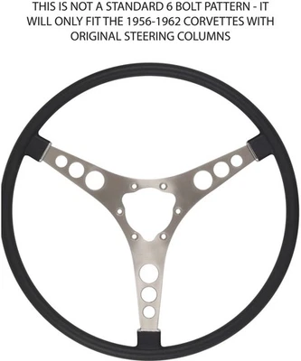 Volante American Retro Carbón 15" para Chevy Corvette 1956-1962 Foto 1 de 4