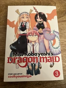 Miss Kobayashi’s Dragon Maid Vol 3 Coolkyousinnjya Manga Anime Graphic Novel - Picture 1 of 7
