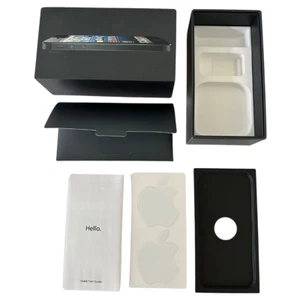 BOX ONLY iPhone 5 16 GB Black Empty Box & Sticker NO PHONE - Photo 1 sur 7
