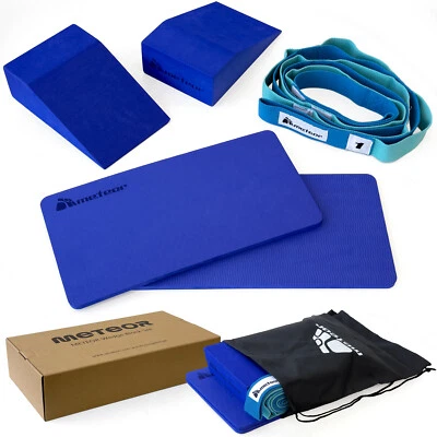 METEOR Wedge Foam Blocks Set, Calf Raise Blocks, Yoga Blocks Set with Carry Bag - image 1 of 4