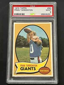 1970 Topps #80 Fran Tarkenton PSA 9 - Picture 1 of 2