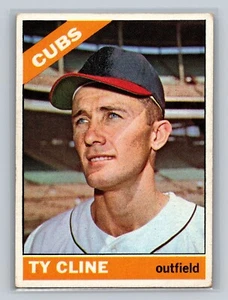 1966 Topps TY Cline Chicago Cubs Card #306 - Picture 1 of 2