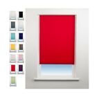 Blackout Roller blind, Plain Straight Colour coded, Thermal 100% Blackout Fabric