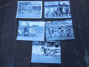 Italian national football team 1980s Lot of  five Original copyright photos - Picture 1 of 7