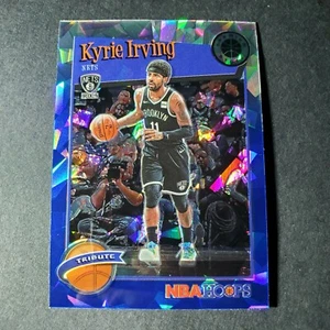 🔥🔥2019-20 NBA Hoops Premium Stock Kyrie Irving Tribute Blue Cracked Ice... - Picture 1 of 6