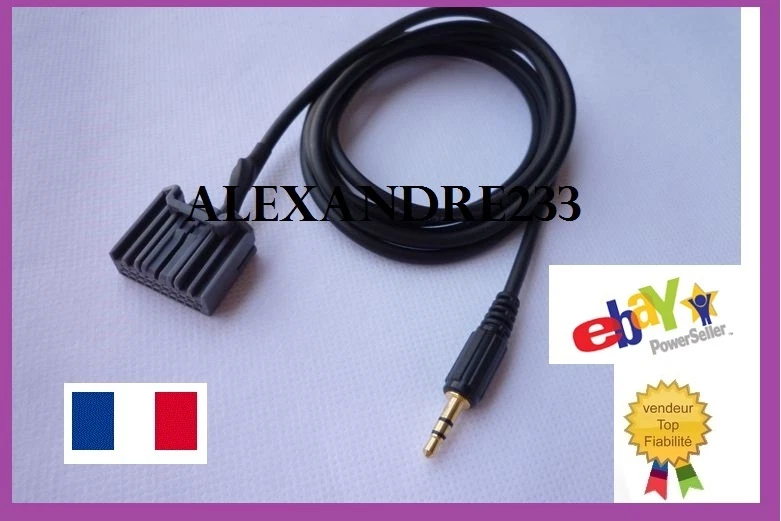 Cable Auxiliar el Adaptador mp3 para Autorradio Honda Accord Civic Crv - Imagen 1 de 1