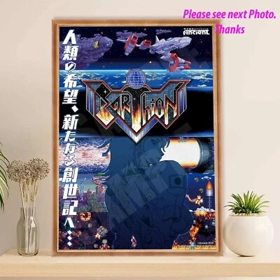 Earthion Poster, Japanese Robot Video Game Anime Wall Decor Poster - Image 1 of 4