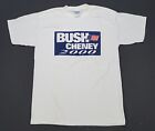 Rare Vtg George W. Bush Dick Cheney 2000 Presidential Campaign T Shirt 90S Sz L