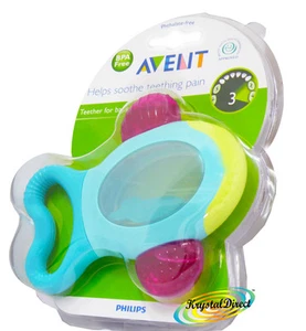 Philips Avent SCF894/01 Animal Shaped Back Teeth Teether BPA & Phthalate Free  - Picture 1 of 1