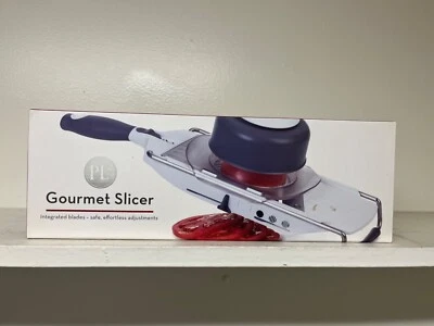 PL8 Gourmet Professional Slicer Black/Stainless Integrated Adjustable Blades - Image 1 of 4
