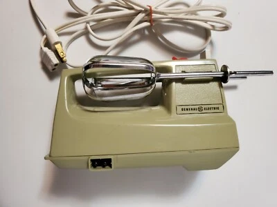 Vintage General Electric Green Model M24 Hand Mixer Blender - Image 1 of 4