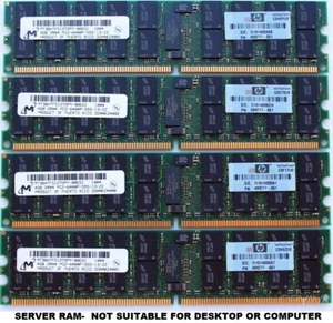 4GB 8GB 16GB 32GB Memory Ram DDR2 PC2 6400P 800 MHz 240 ECC Server Ram 2x Lot GB - Picture 1 of 4
