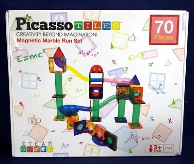 New - PICASSO TILES Magnetic Marble Run Set - STEAM Lalitude FACTORY SEALED - Image 1 of 4