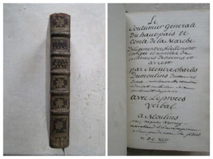 Le coutumier général du haut païs et comté de LA MARCHE (Creuse), 1618 (?) - Bild 1 von 19