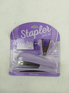 Office Depot Hefter Schreibtisch Set beinhaltet: 1000 Klammern Klammerentferner Hefter NEU - Bild 1 von 2