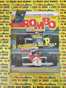 Rivista ROMBO settimanale anno 7 n.15 14 aprile 1987 con POSTER n.4 GILERA (AM3) - Picture 1 of 1