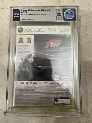 Halo 3 ODST and Forza 3 NFR Elite Xbox 360 Graded WATA 9.8 A+ - Image 1 of 2