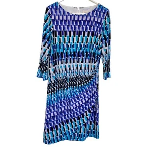 Vestido Chicos Estampado Geométrico Talla 12/L Poliéster/Spandex - Imagen 1 de 10