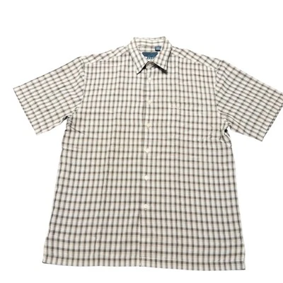 Camisa Hobie con botones para hombre mediana surf patinador playa ropa de resort ropa deportiva informal Foto 1 de 4