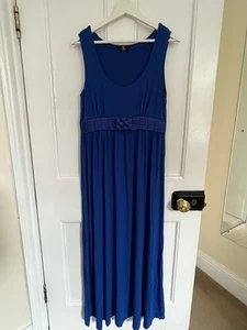 M2B Maternity Dress Blue Size 12 - Picture 1 of 7