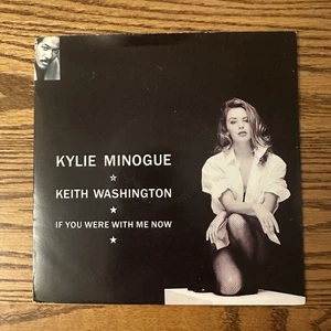 Kylie Minogue, Keith Washington – If You Were With Me Now - Vinyl 7" UK - VG+ - Picture 1 of 2