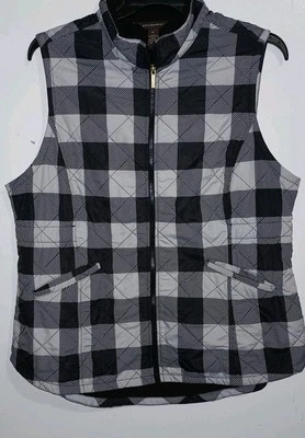 Chaleco para mujer Bit and Bridle XL acolchado con cremallera ligero a cuadros ecuestre  Foto 1 de 4