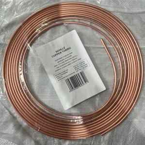 Saville KUPFER BREMSLEITUNG SCHLAUCH ROLLE 3/16" 3 16 MAL 25 Fuß lang - Bild 1 von 2