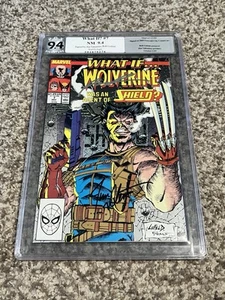 What If? #7 (‘89) ~ Wolverine/Shield ~ PGX Signature 9.4 ~ Valentino & Liefeld - Bild 1 von 4