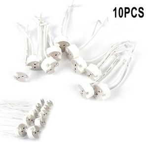 12V MR16 LED Downlight Lamp Holder Socket with Heat Resistant Wire Set of 10 - Picture 1 of 9