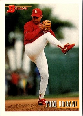 1993 Bowman Tom Urbani #583 St. Louis Cardinals Baseball Card - Image 1 of 2