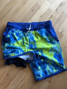 Lands' End Boys' Swim Trunks Bathing Suit Size L (10-12) Husky - Picture 1 of 2
