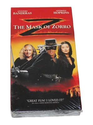 The Mask of Zorro VHS 2002 Antonio Banderas Anthony Hopkins Foto 1 de 3