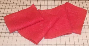 Bright Pink Solid Placemats Set Of 4 13"x17" Watermelon Pink - Picture 1 of 5