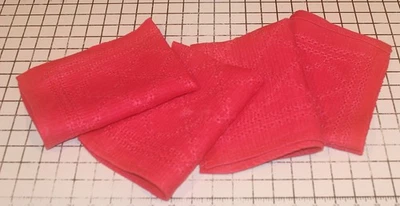 Bright Pink Solid Placemats Set Of 4 13"x17" Watermelon Pink - Image 1 of 4