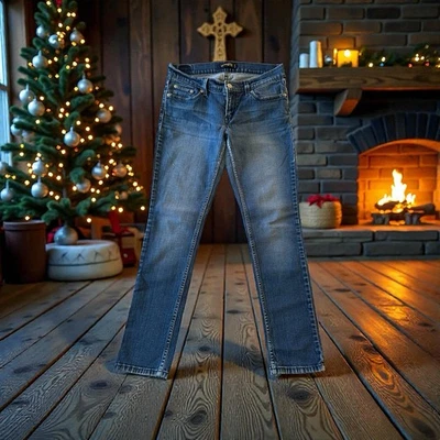 Pantalones de mezclilla Too Superlow 524 Levis para mujer talla 9 M desgastados tiro bajo occidentales Foto 1 de 4