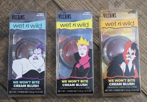 Neu Wet N Wild Disney Villains "We Won't Bite" Creme Rouge 3er Set *Neu in Verpackung* - Bild 1 von 2