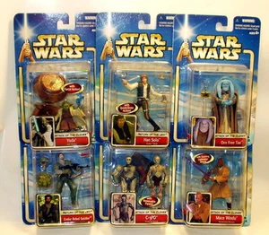 Star Wars Menge 6 Han Solo, Yoda, C-3PO, Mace Windu Kostenloser Versand mit Pro Verpackung - Bild 1 von 7