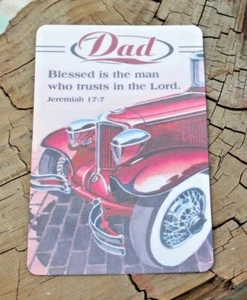 Dicksons VTG Car Image on DAD card: Blessed is the man who trusts in the Lord... - Picture 1 of 2
