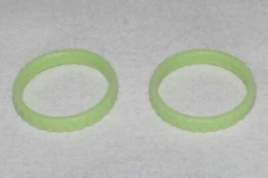 14017, 2x corona, anillo de cabeza, neumáticos para cabeza, diadema, verde claro / verde pastel - Imagen 1 de 1