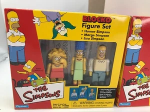Simpsons Blocko Figure SETS Burns, Smithers, Carl & LISA, MARGE, HOMER, 2X SETS - Picture 1 of 5
