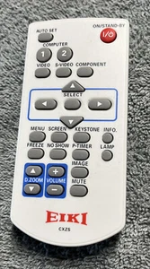EIKI CXZS Projector Remote Control LC-XBL21 LC-XBL26 LC-XBL30 LC-XB43 - - Picture 1 of 2