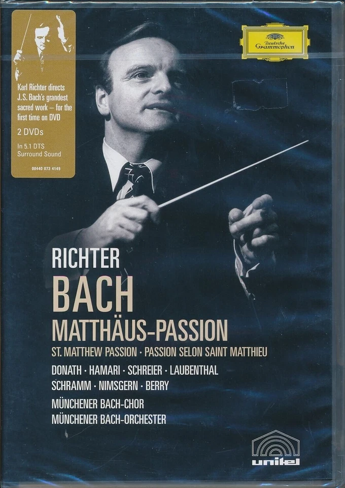 Matthaus-Passion - Bach - Richter (DVD) ALL Regions - RARE brand new sealed t475 - Image 1 of 1