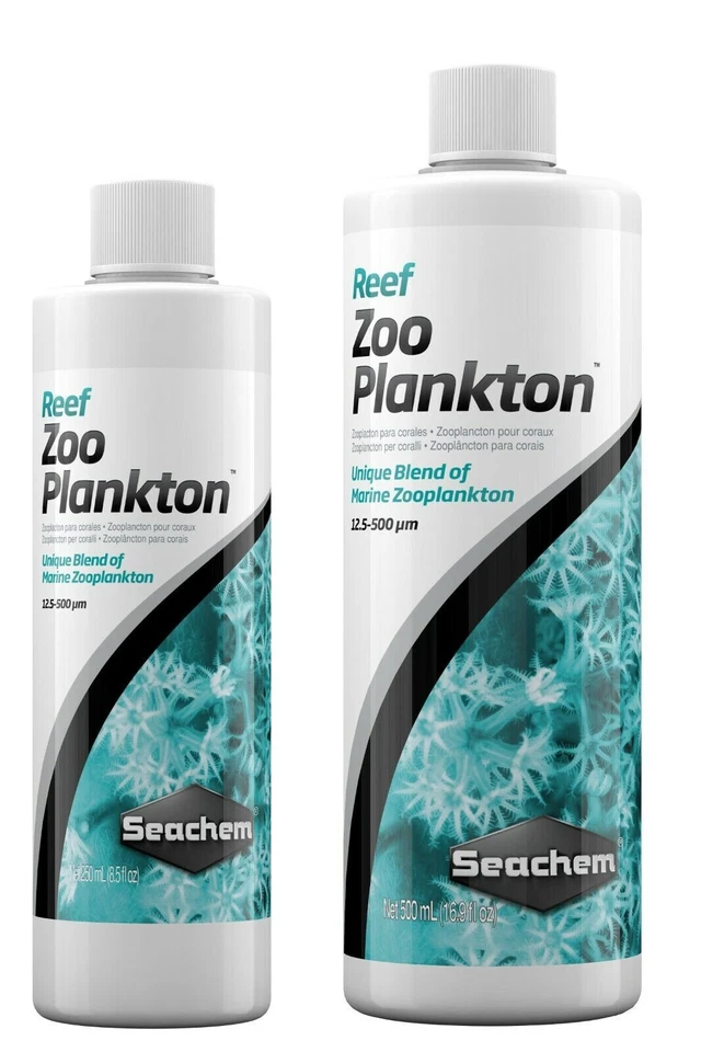 Seachem Reef Zooplankton Marine Coral Growth Food Blend Protein Vitamins Amino